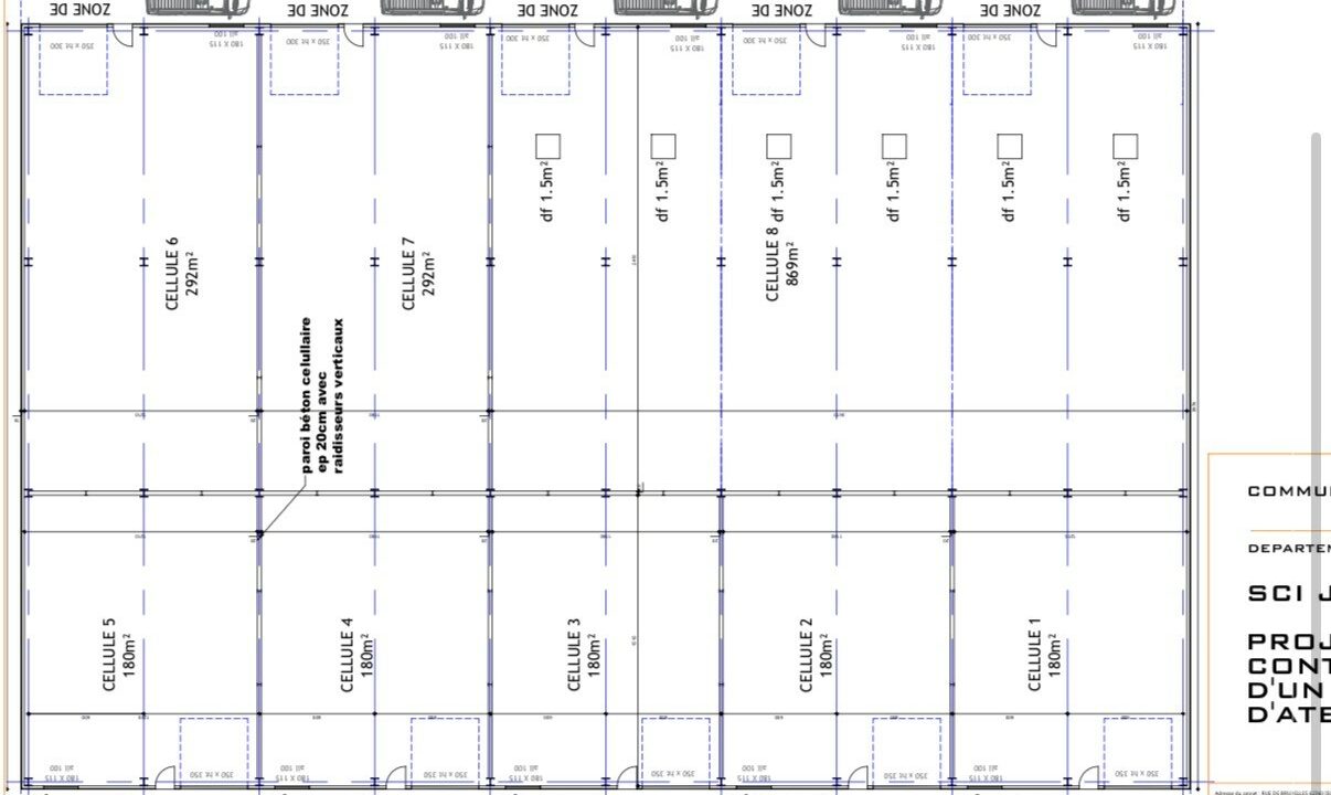 PLAN CELLULES COMMERCIALES
